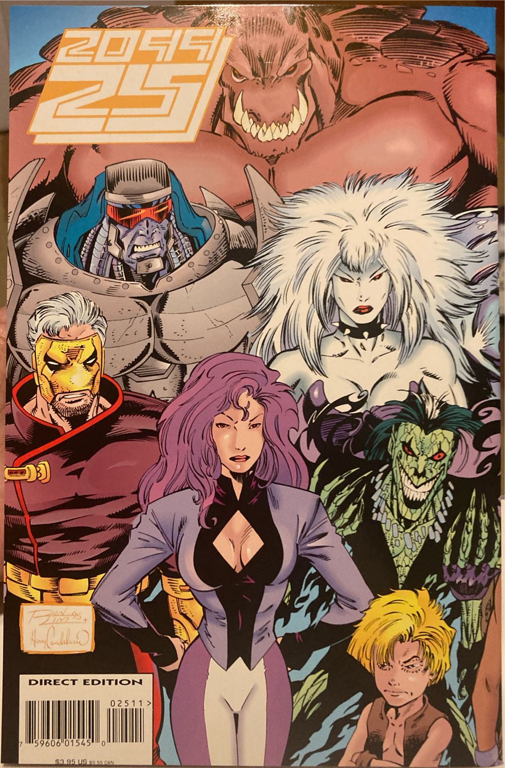 X-Men 2099 (1993) - Marvel (25 - Oct 1995) comic book collectible [Barcode 75960601545002511] - Main Image 2