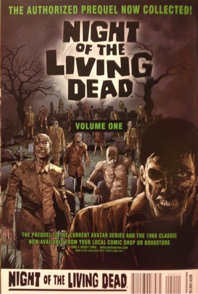 Night Of The Living Dead - Avatar Press (4 - Mar 2011) comic book collectible [Barcode 820023007585] - Main Image 2