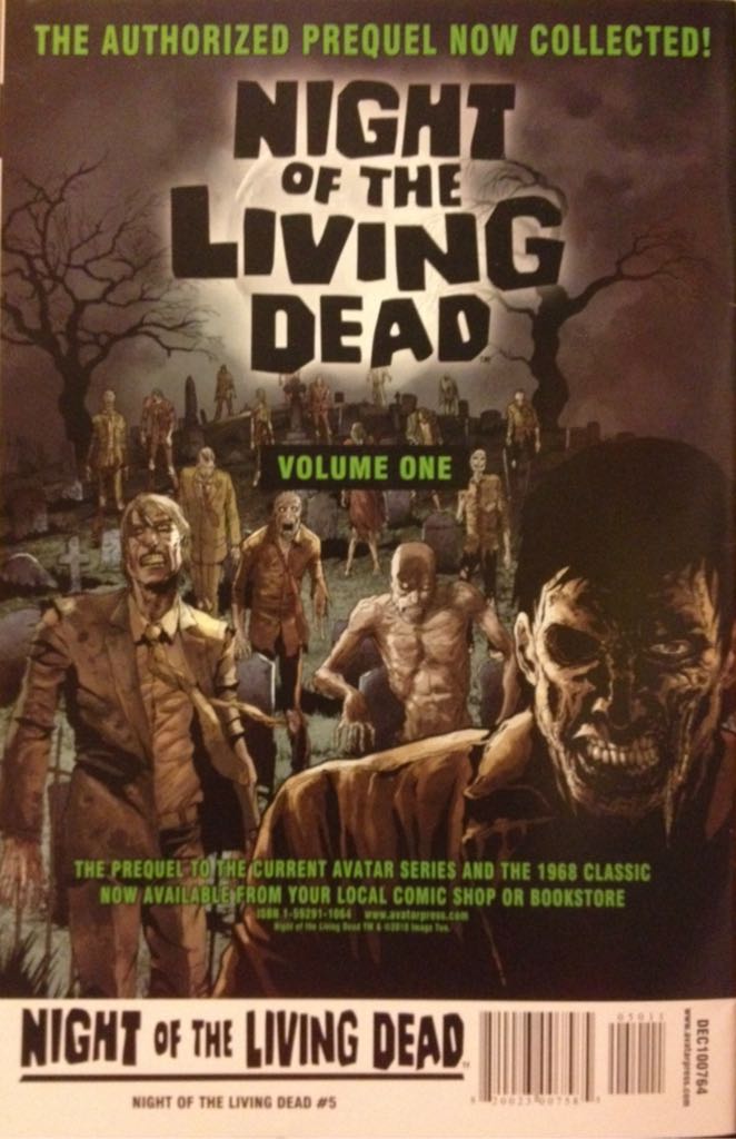 Night Of The Living Dead - Avatar (5 - May 2016) comic book collectible - Main Image 2
