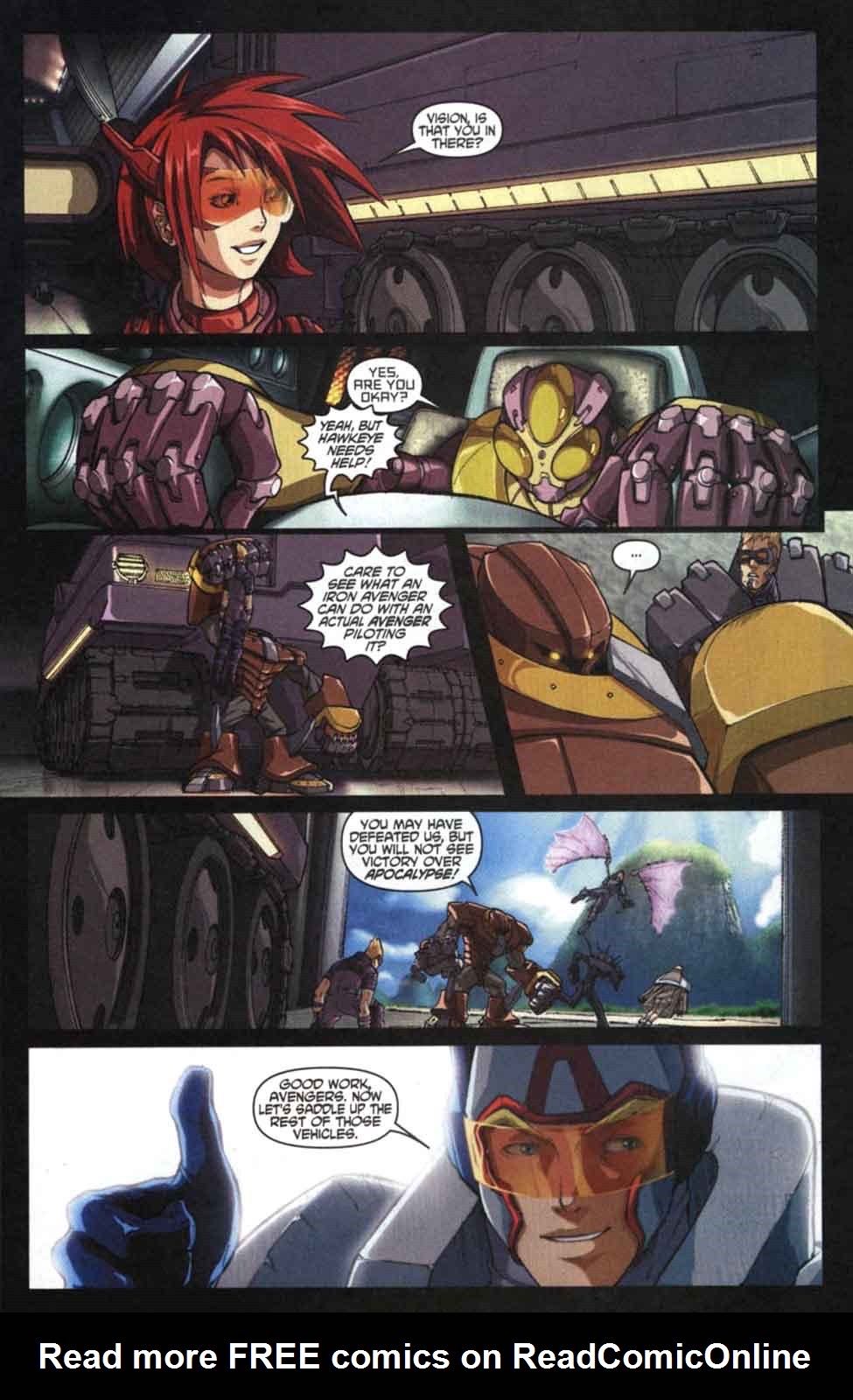 Marvel Mangaverse: Avengers Assemble - Marvel Comics (1 - Mar 2002) comic book collectible [Barcode 759606052288] - Main Image 3