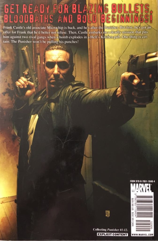 Punisher MAX Vol 1 OHC, The - Marvel MAX (1 - Jul 2011) comic book collectible [Barcode 9780785118404] - Main Image 2