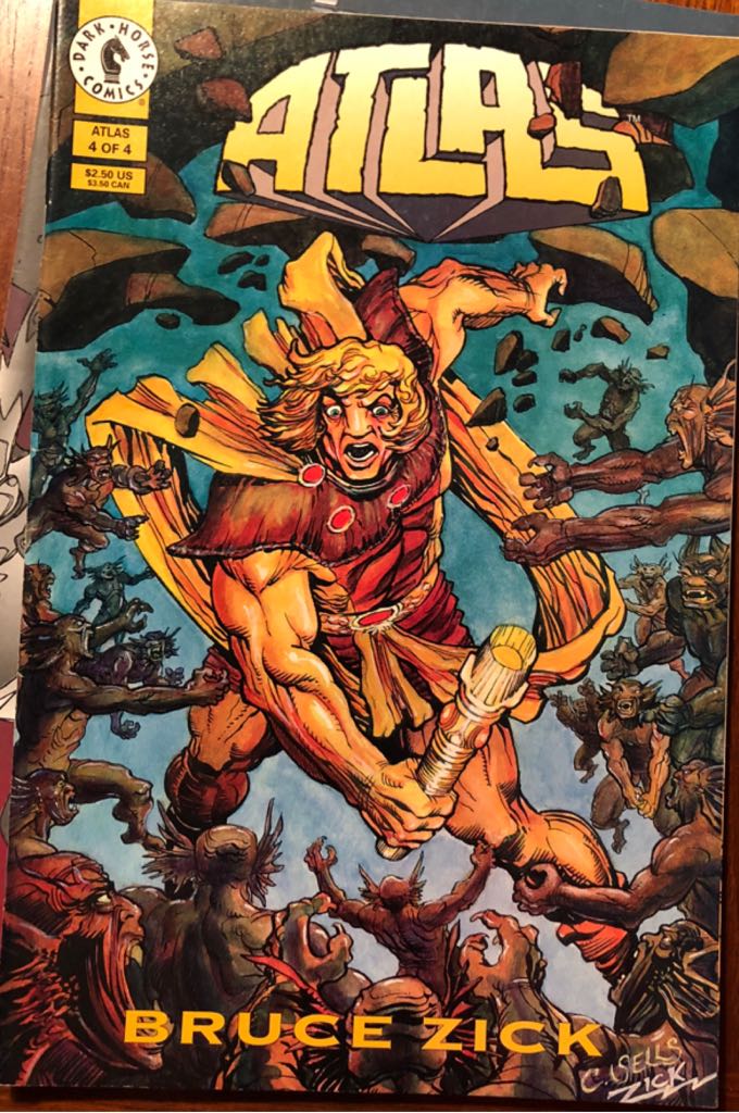 Atlas - Dark  Horse Comics (4 - Aug 1994) comic book collectible [Barcode 759606071395] - Main Image 1