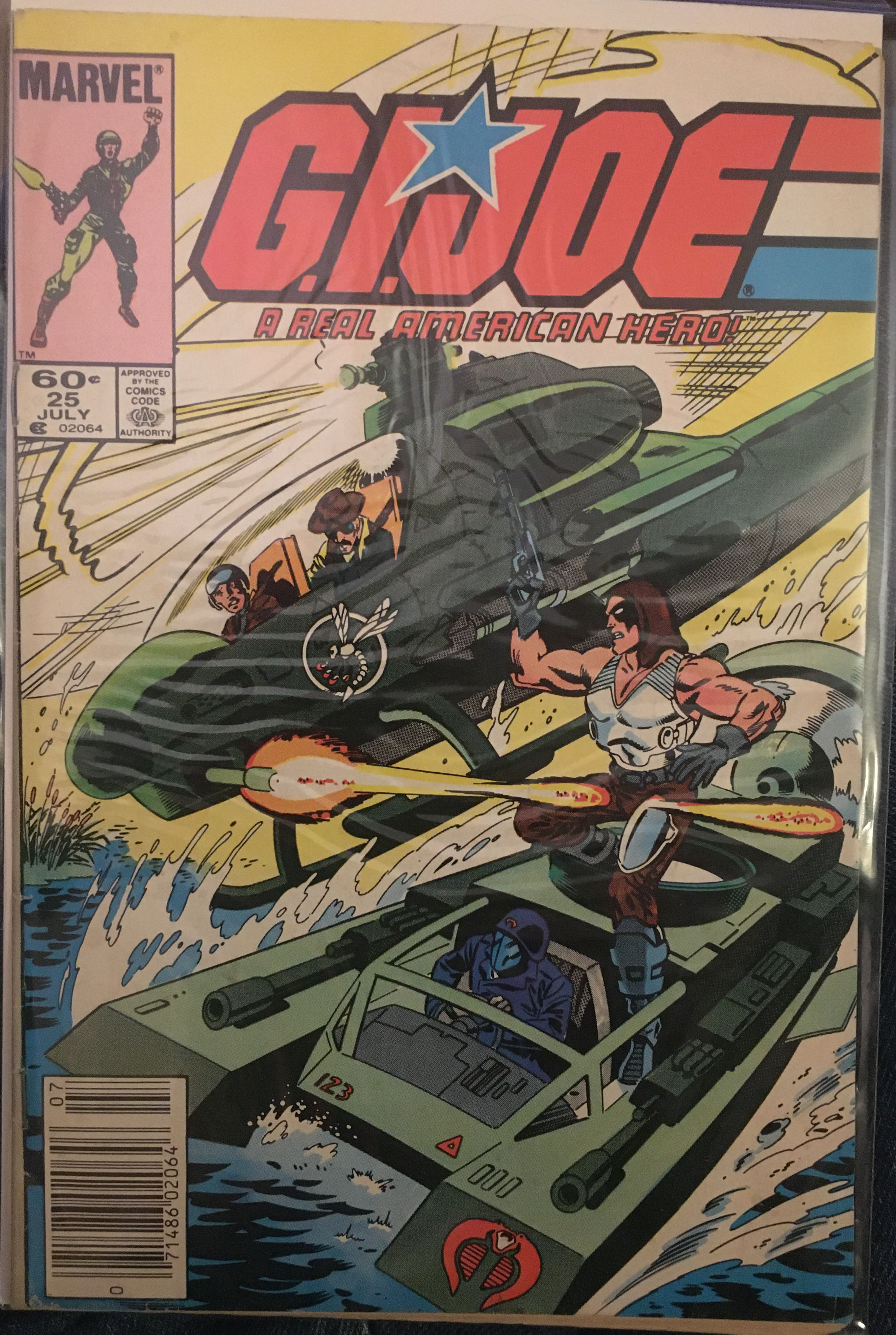 G.I. Joe (1982 Marvel) - Marvel Comics (25 - Jul 1984) comic book collectible [Barcode 2771400148] - Main Image 3