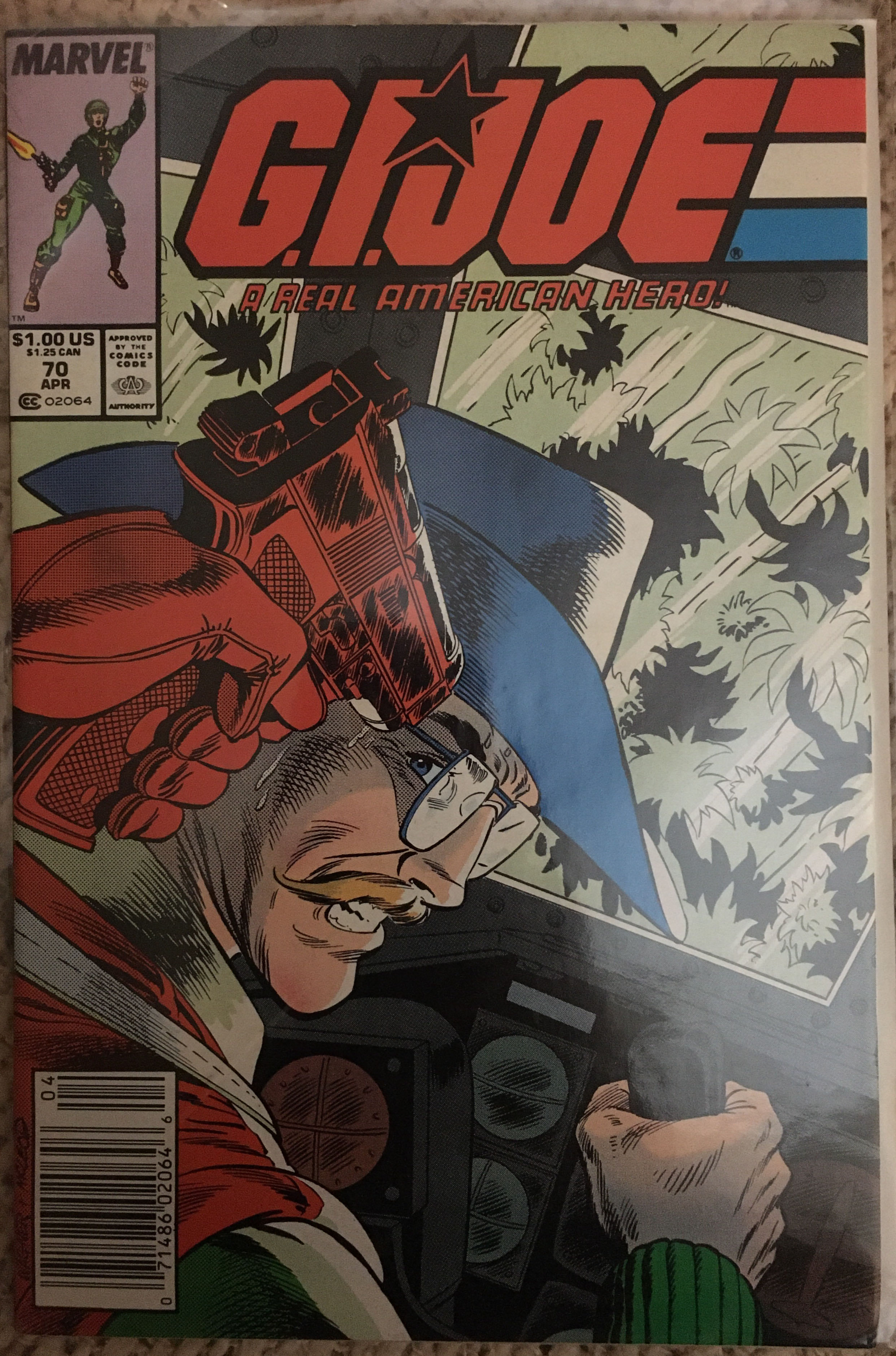 G.I. Joe: A Real American Hero - Marvel Comics (70 - Apr 1988) comic book collectible [Barcode 2771400148] - Main Image 3