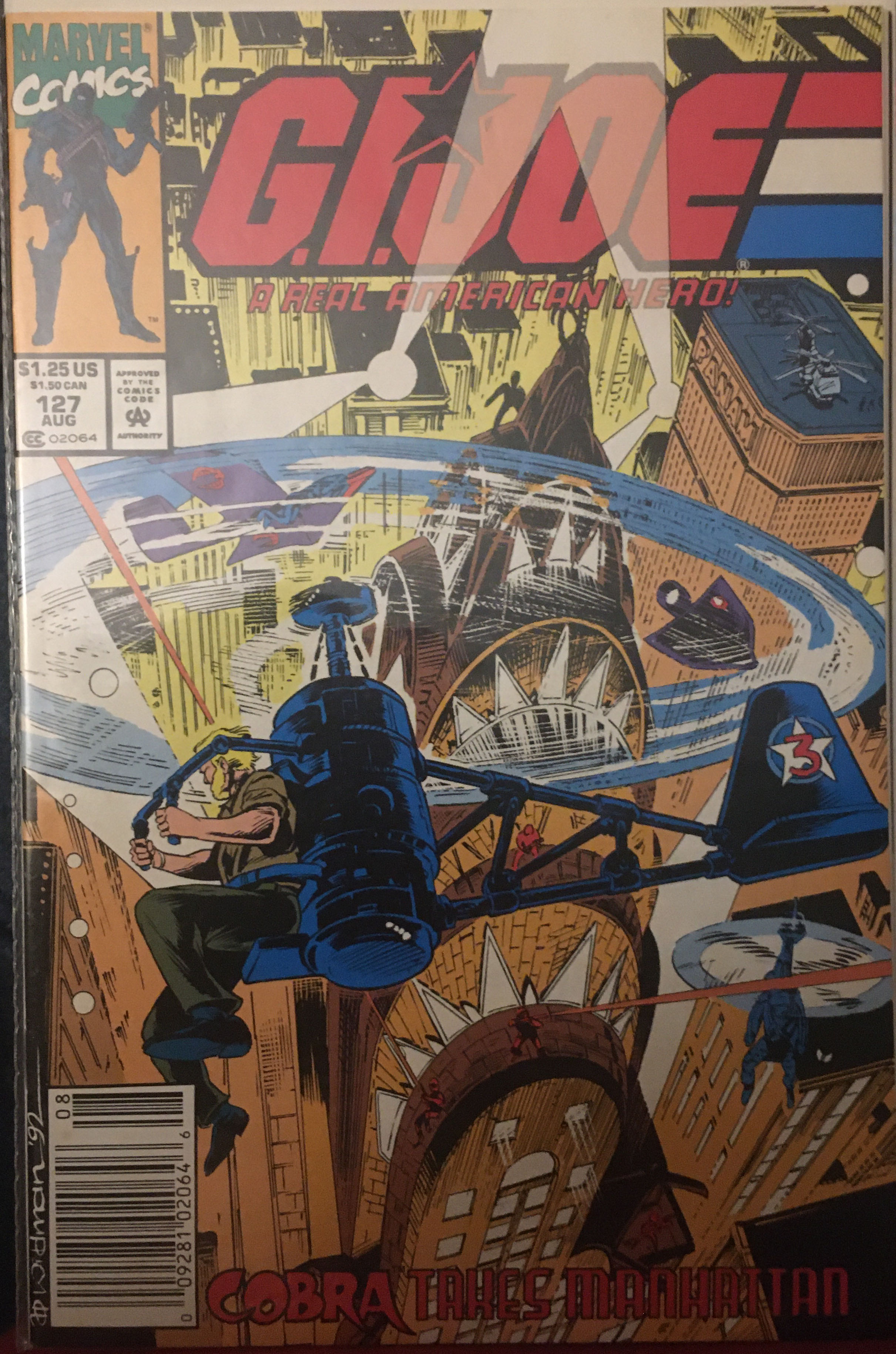 G.I. Joe: A Real American Hero (1982) - Malibu Comics (127 - Aug 1992) comic book collectible [Barcode 2771400148] - Main Image 2