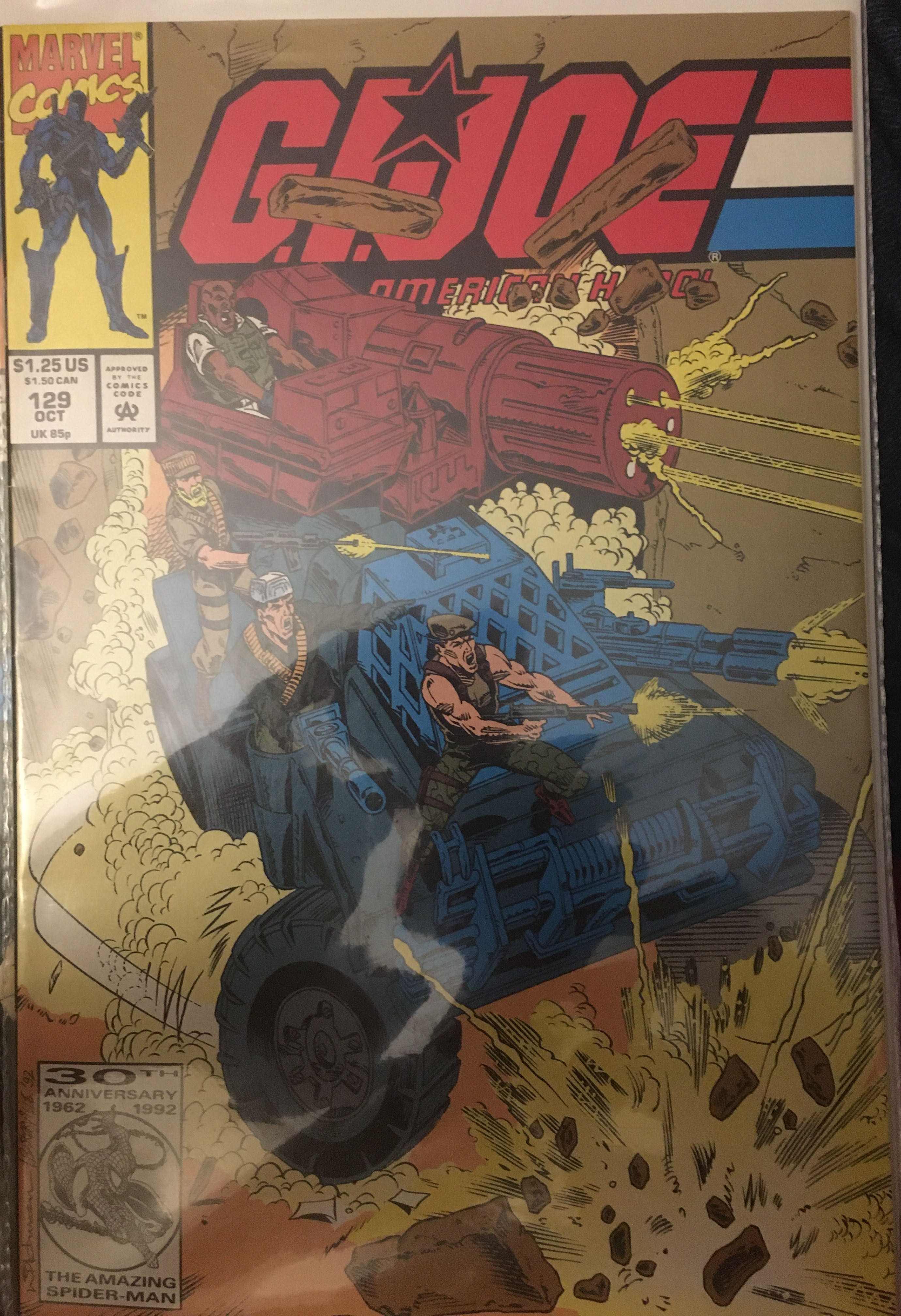 G.I. Joe: A Real American Hero V. 1 - Marvel Comics (129 - Oct 1992) comic book collectible [Barcode 2771400148] - Main Image 2