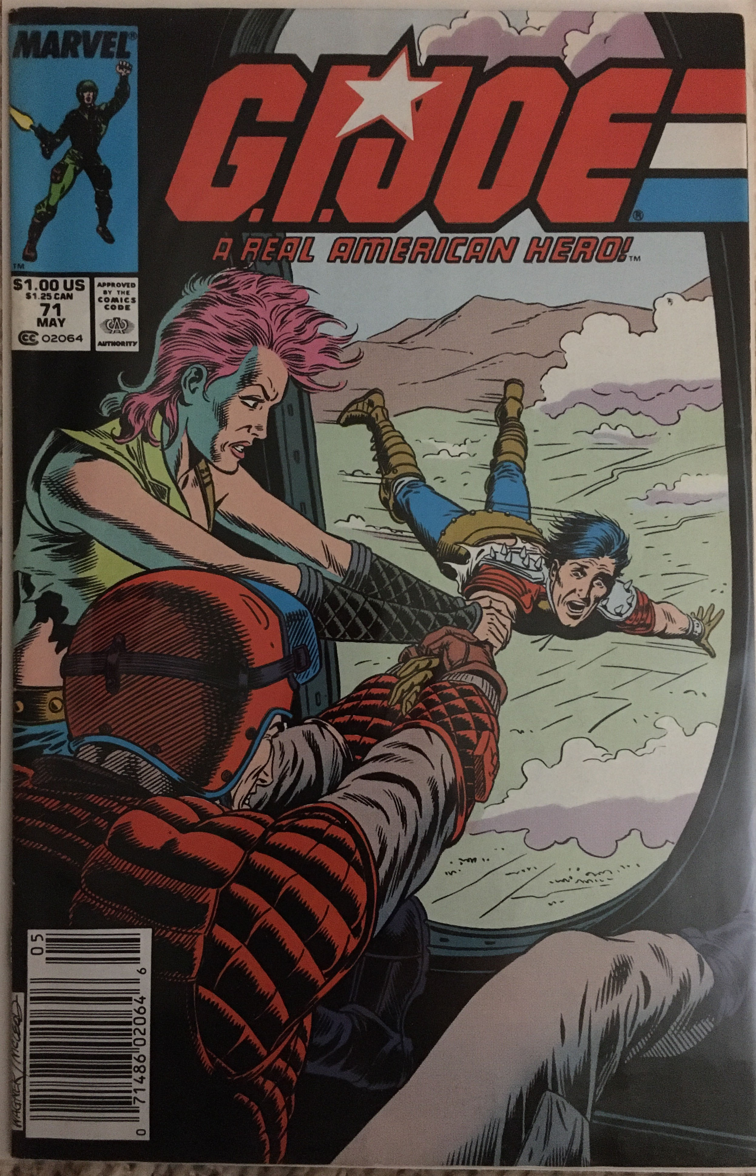 G.I. Joe: A Real American Hero - Marvel Comics (71 - May 1988) comic book collectible [Barcode 2771400148] - Main Image 3