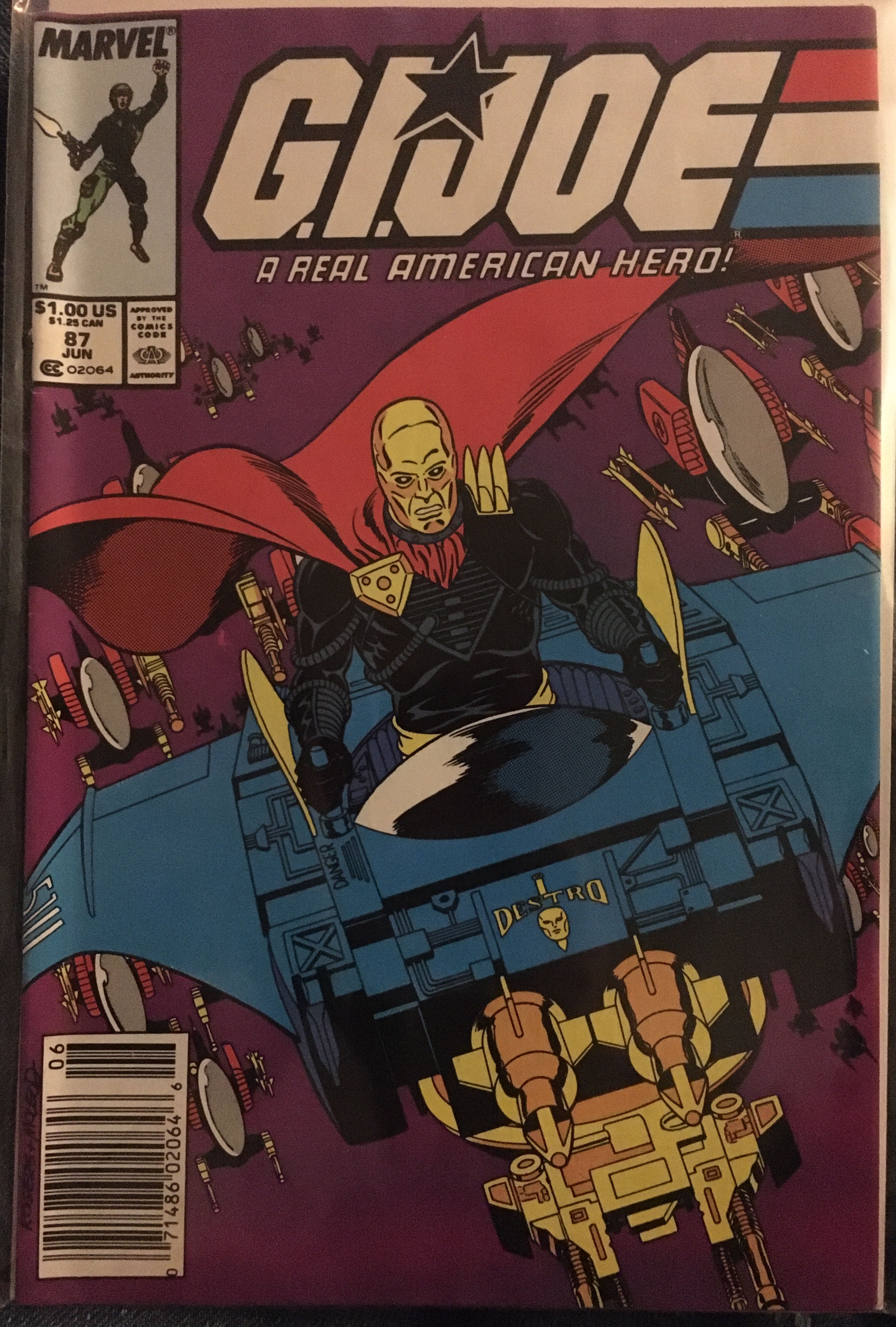 G.I. Joe: A Real American Hero - Marvel Comics (87 - Jun 1989) comic book collectible [Barcode 2771400148] - Main Image 3