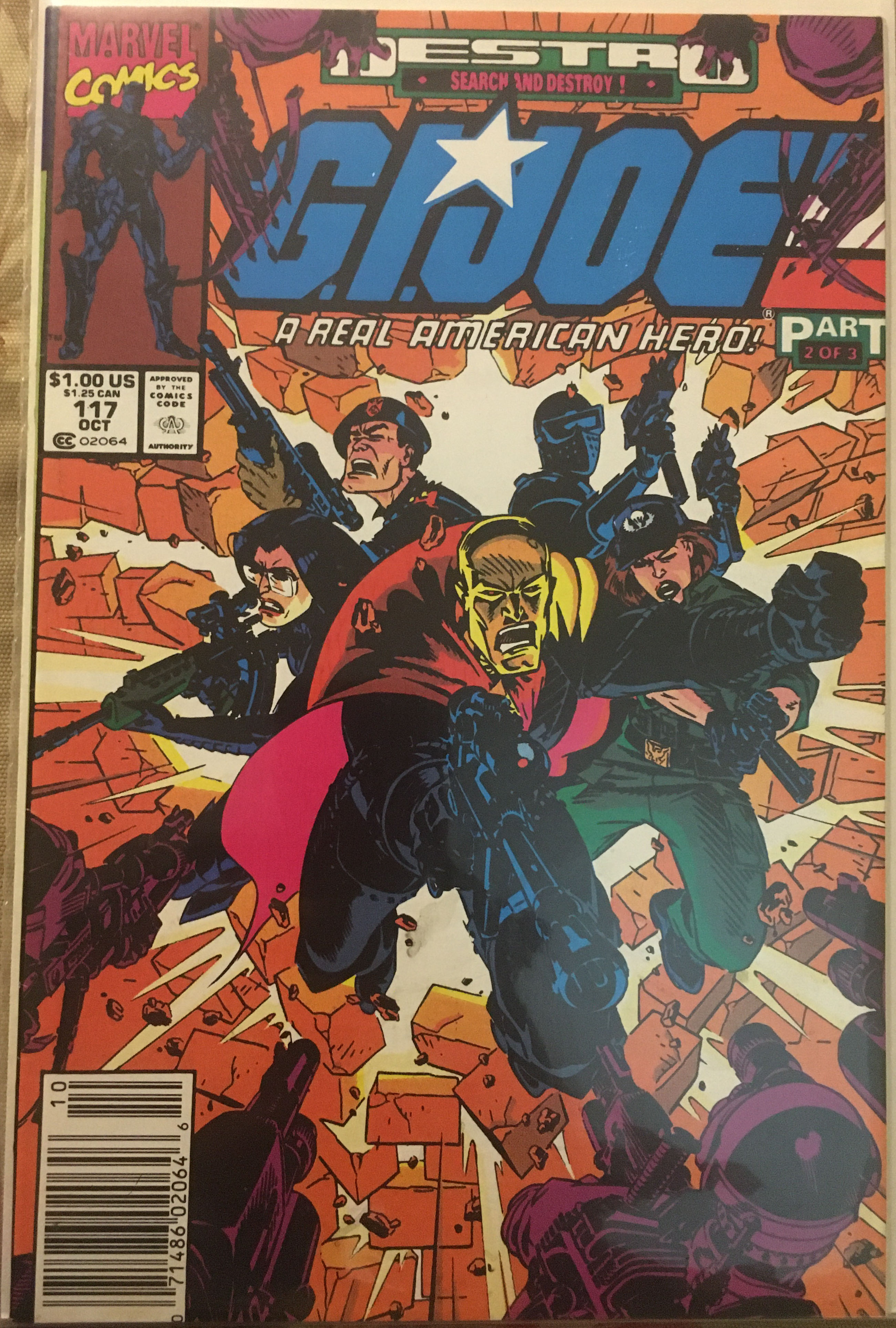 117 GI Joe A Real American Hero - Marvel (117 - Oct 1991) comic book collectible [Barcode 071486020646] - Main Image 2
