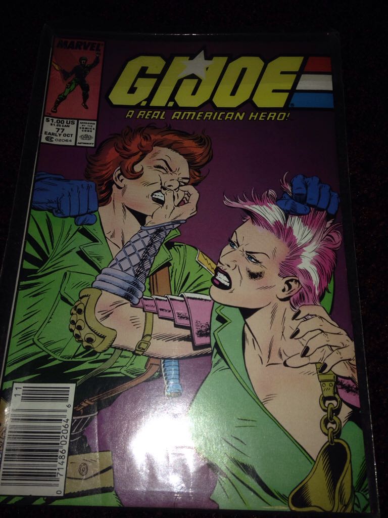 G.I. Joe: A Real American Hero - Marvel Comics (77 - Oct 1988) comic book collectible [Barcode 071486020646] - Main Image 1