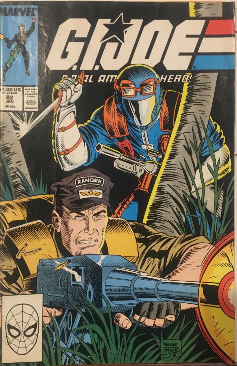 G.I. Joe: A Real American Hero! - Marvel Comics (82 - Jan 1989) comic book collectible [Barcode 071486020646] - Main Image 2