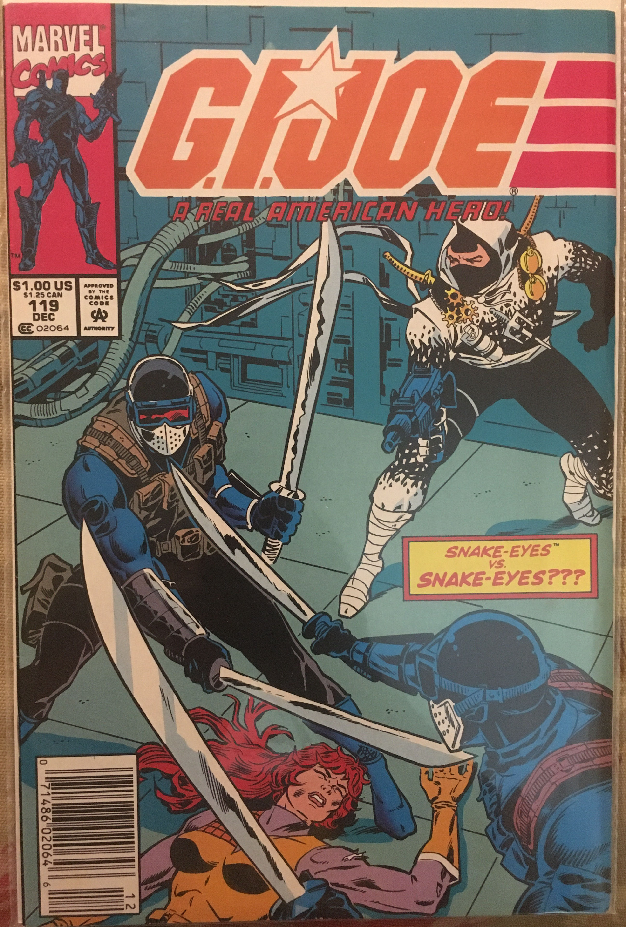 G.I. Joe: A Real American Hero - Marvel (120 - Jan 1992) comic book collectible [Barcode 071486020646] - Main Image 2