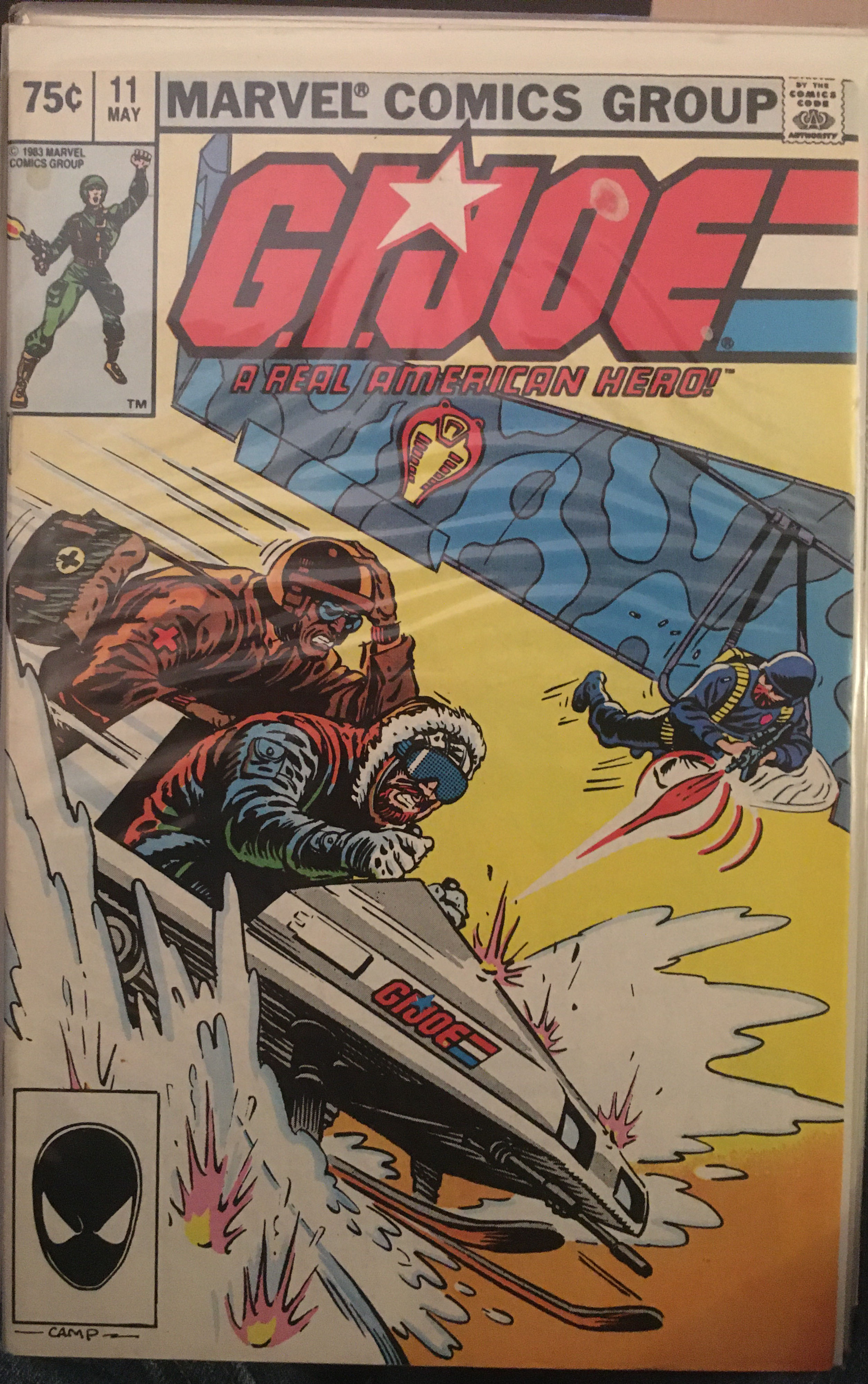 G.I. Joe: A Real American Hero - Marvel Comics (11 - May 1983) comic book collectible [Barcode 071486020646] - Main Image 2