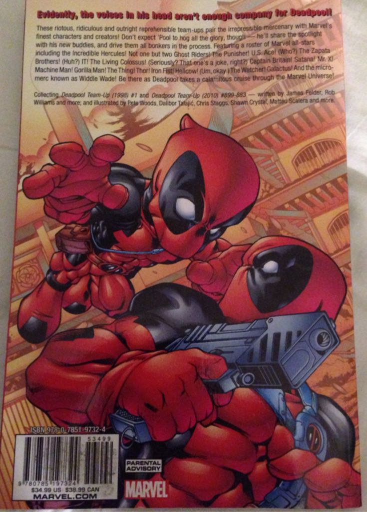 Deadpool Team-up  (08/2015) comic book collectible [Barcode 759606069811] - Main Image 2