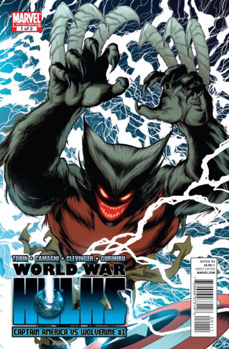 World War Hulks: Captain America vs Wolverine - Marvel Limited Series (1 - Sep 2010) comic book collectible - Main Image 1