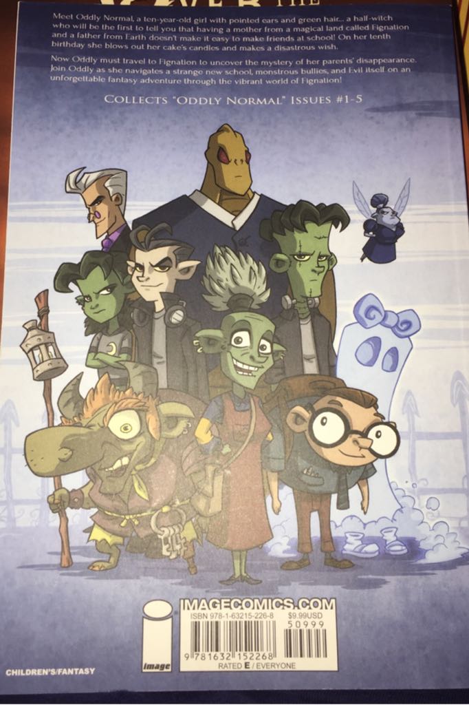Oddly Normal - Image Comics (1-5) comic book collectible [Barcode 978163215226850999] - Main Image 2