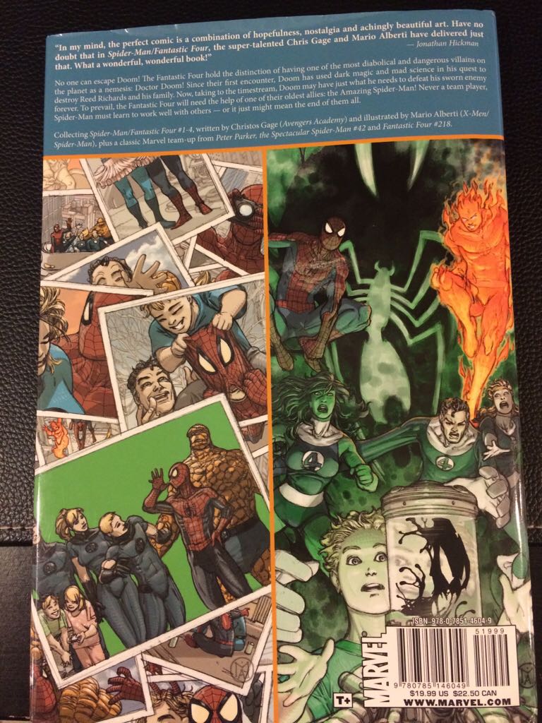 Spider-Man And The Fantastic Four  comic book collectible [Barcode 978078514604951999] - Main Image 2