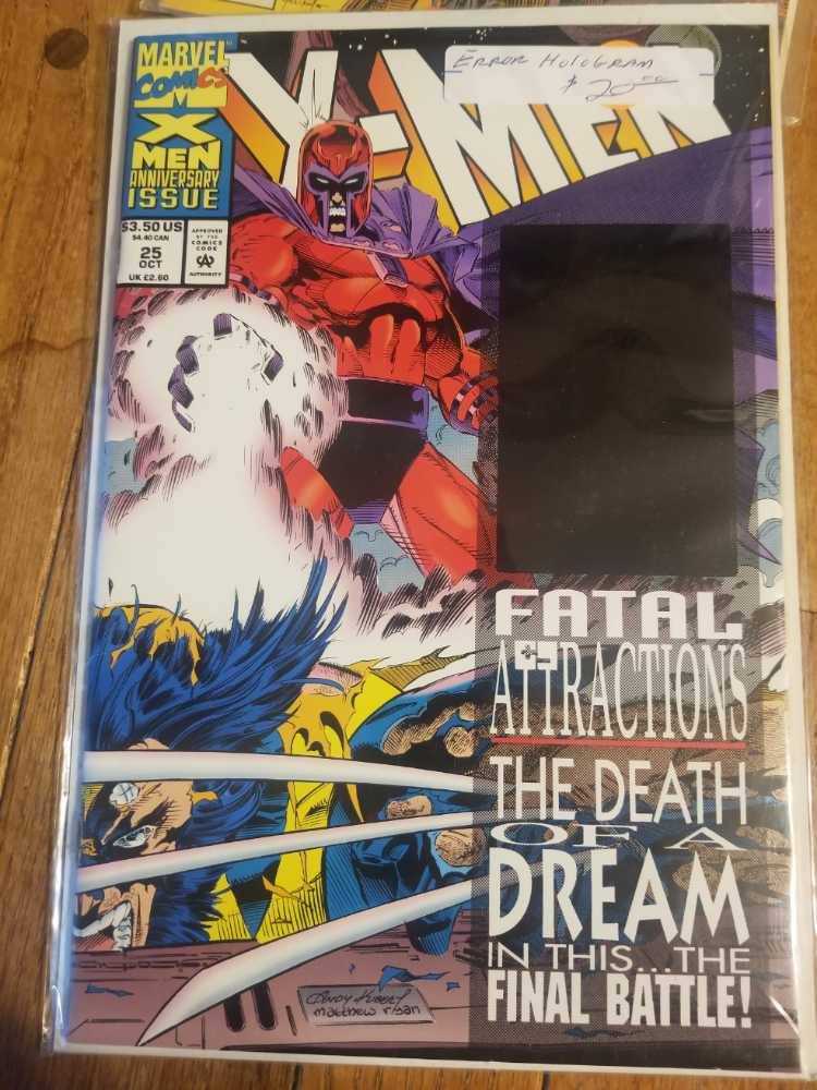X-Men #25 (Black/White) - Marvel (25) comic book collectible [Barcode 7148602461] - Main Image 2
