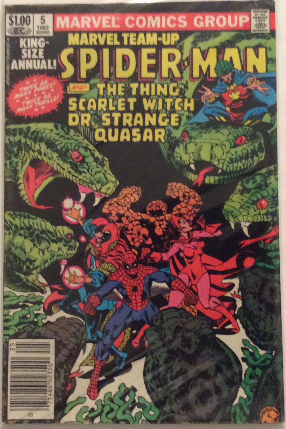 Marvel Team-Up Annual - Marvel (5 - Oct 1982) comic book collectible [Barcode 071486023500] - Main Image 2