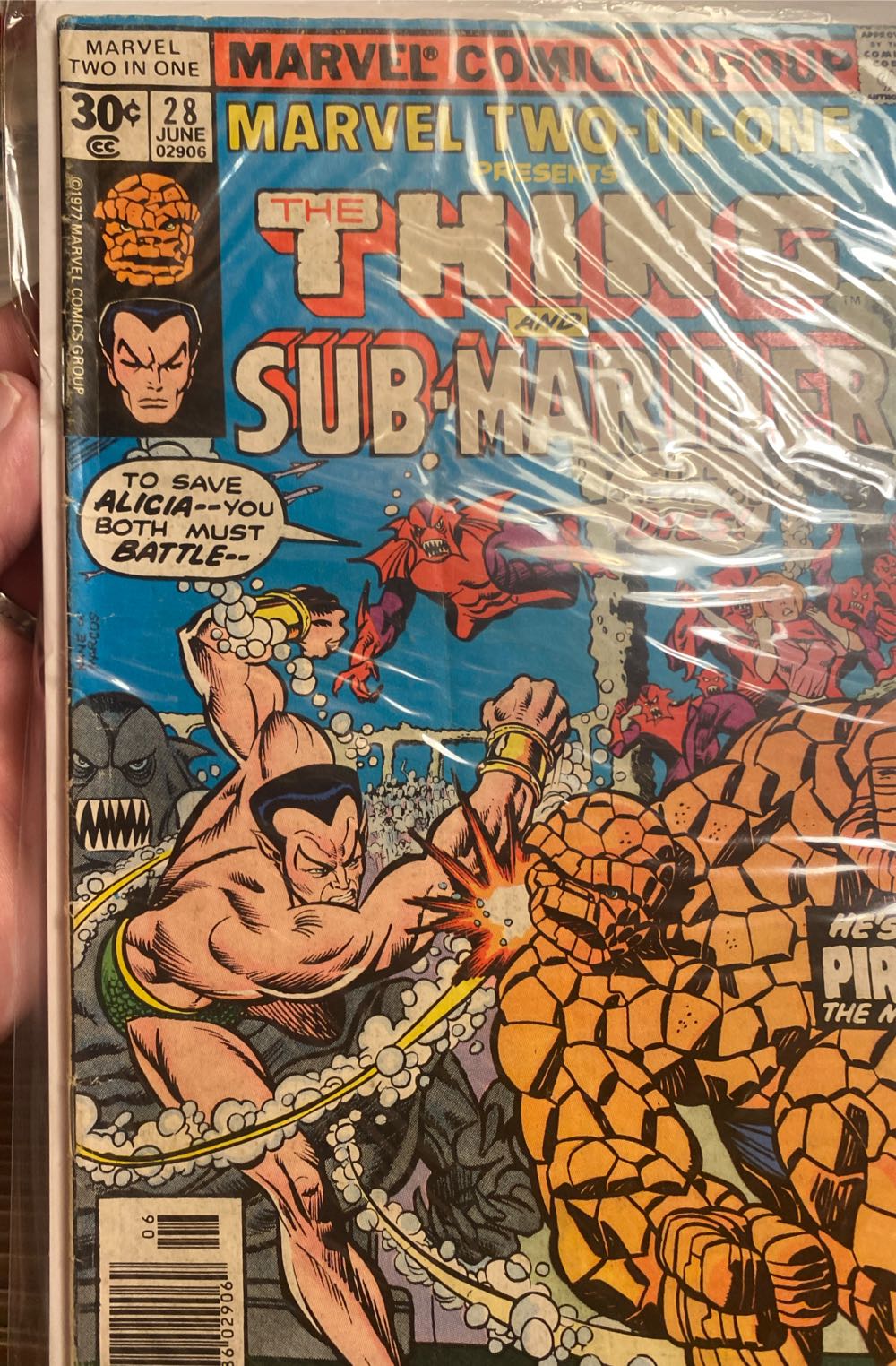 Marvel Two-In-One - Marvel Comics Group (28 - Jun 1977) comic book collectible [Barcode 852369444] - Main Image 3