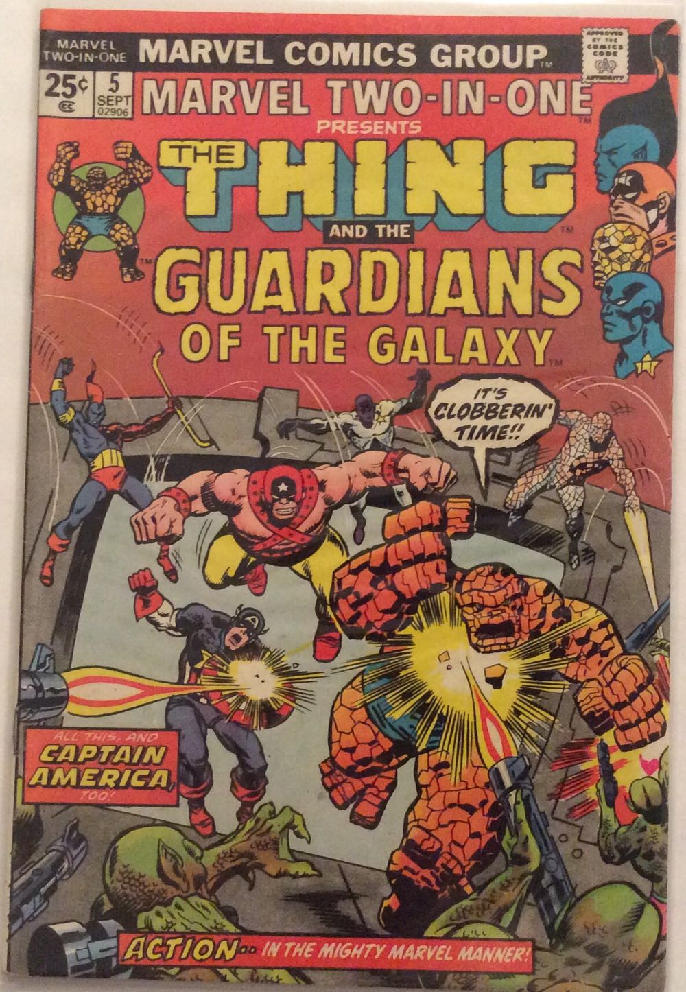 Marvel Two-In-One - Marvel Comics Group (5 - Sep 1974) comic book collectible [Barcode 82271144558] - Main Image 3