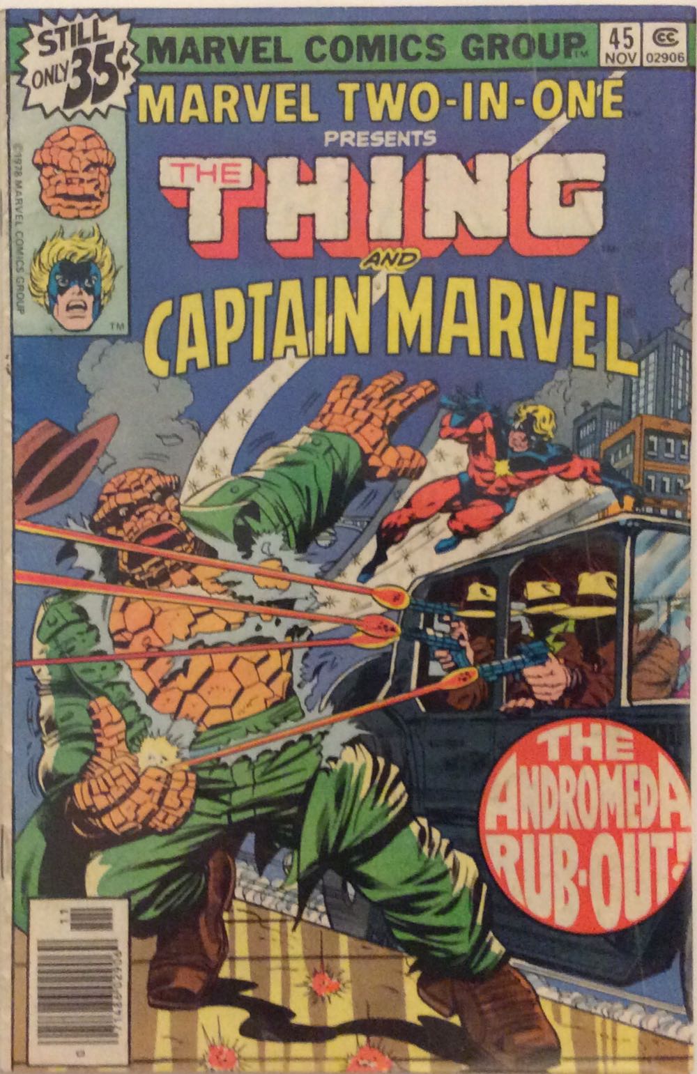 Marvel Two-In-One - Marvel Comics Group (45 - Nov 1978) comic book collectible [Barcode 071486029069] - Main Image 2