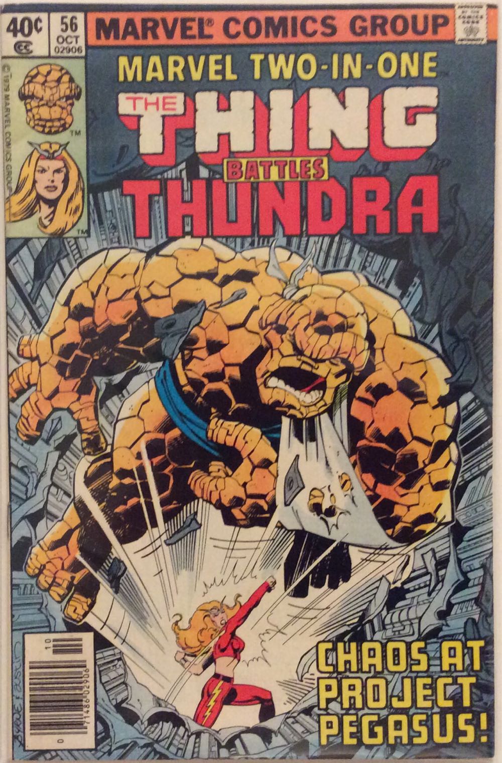 Marvel Two-In-One - Marvel Comics Group (56 - Oct 1979) comic book collectible [Barcode 071486029069] - Main Image 2