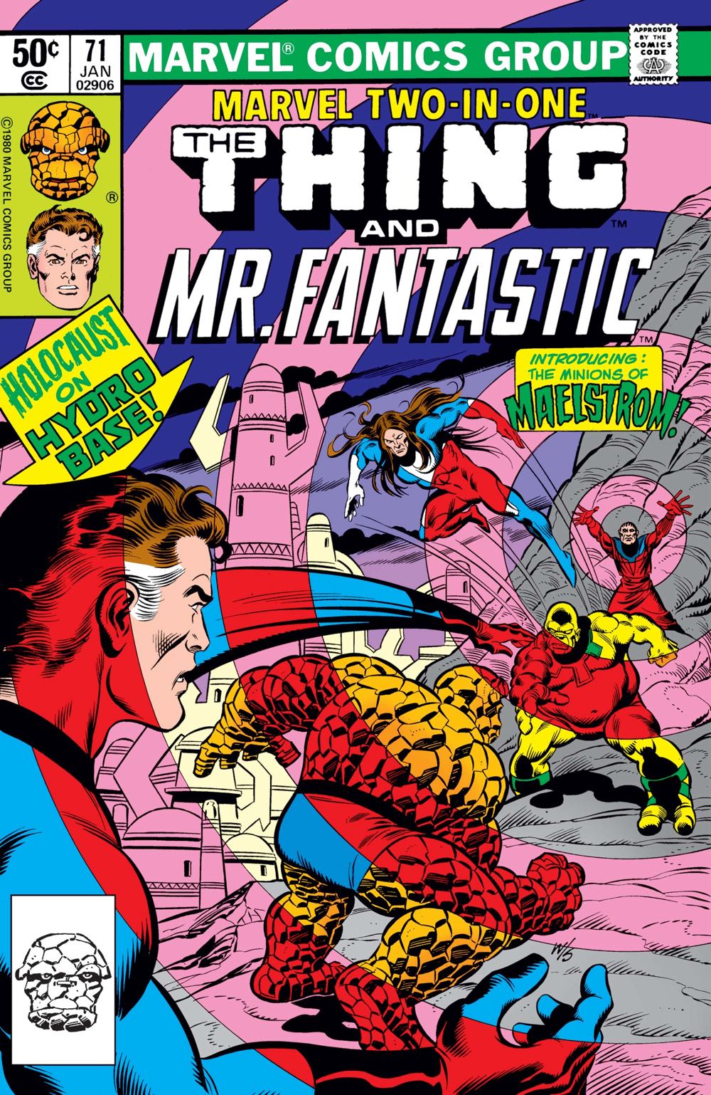 Marvel Two-In-One - Marvel Comics Group (71 - Jan 1981) comic book collectible [Barcode 071486029069] - Main Image 3