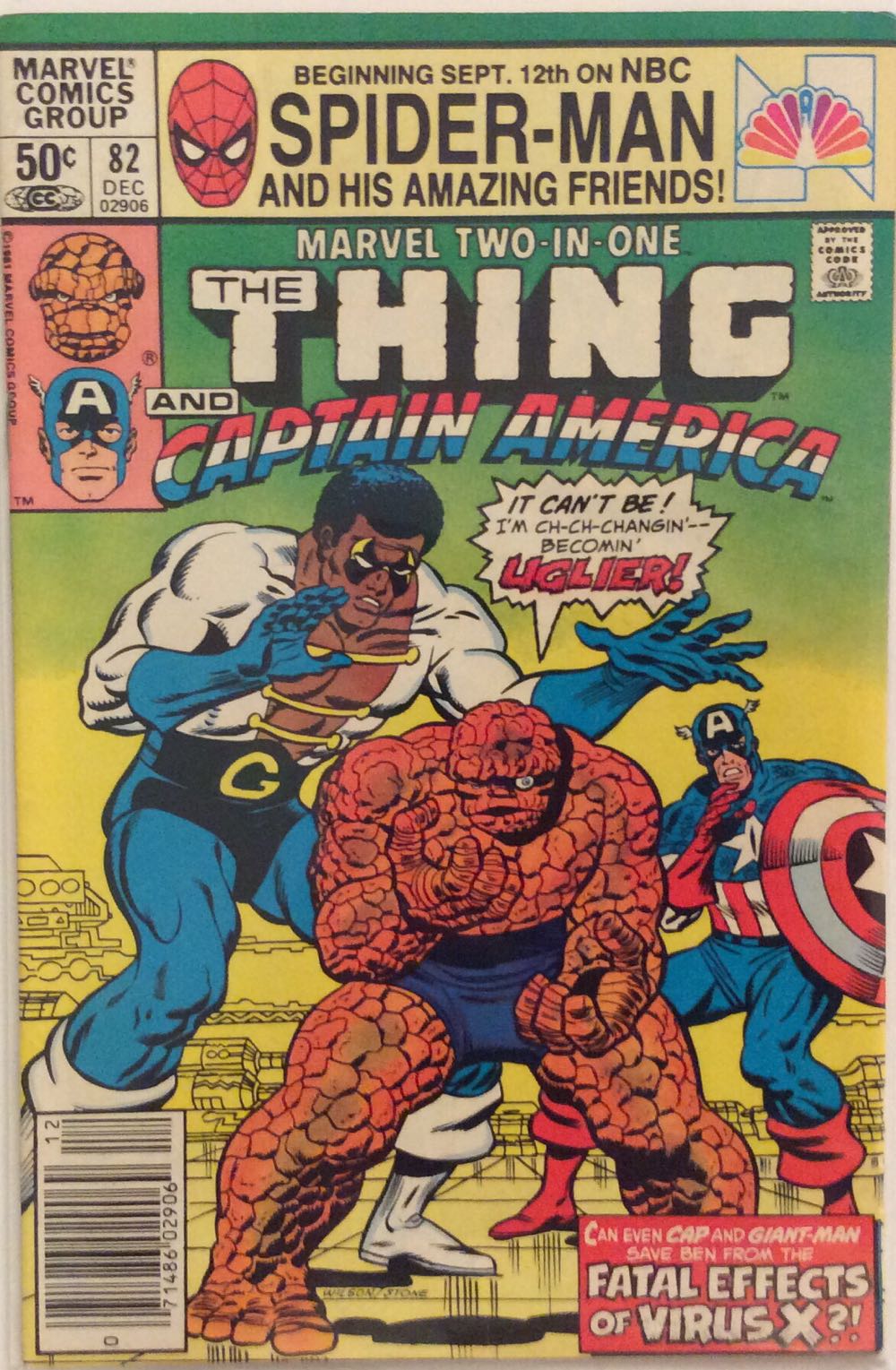 Marvel Two-In-One - Marvel Comics Group (82 - Dec 1981) comic book collectible [Barcode 071486029069] - Main Image 2