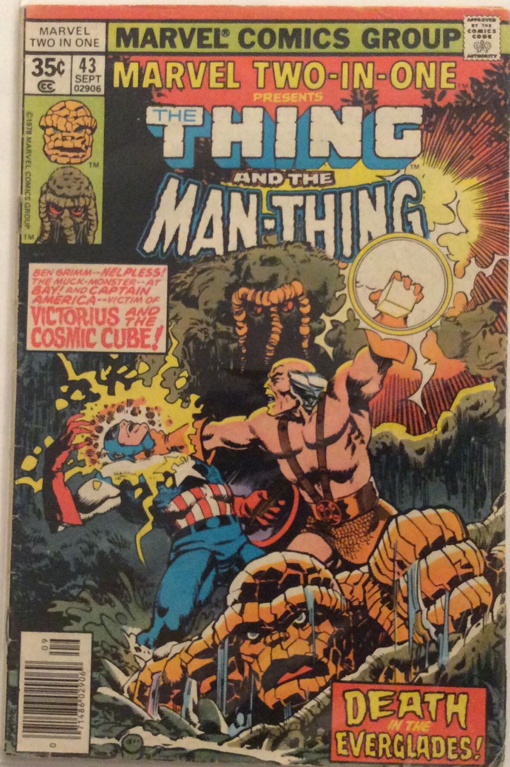 Marvel Two-In-One (1974) - Marvel Comics Group (43 - 09/1978) comic book collectible [Barcode 07148602906909] - Main Image 2