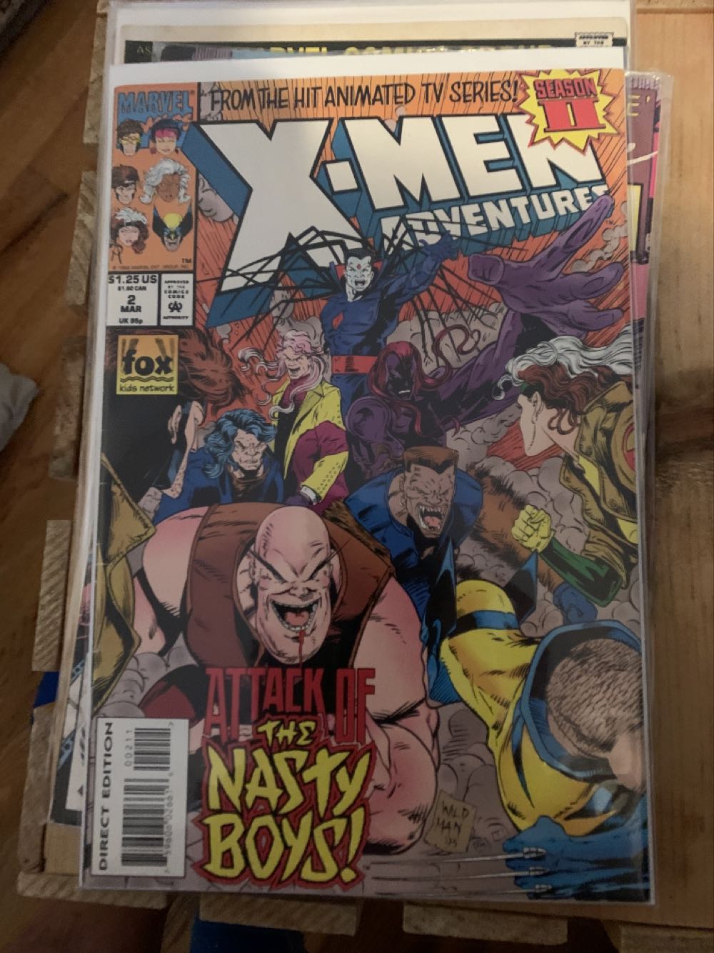 X-men Adventures - Marvel Comics (2 - Mar 1994) comic book collectible [Barcode 759606026616] - Main Image 2
