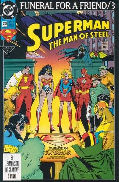 Superman: Man of Steel - DC Comics (20 - 02/1993) comic book collectible - Main Image 1