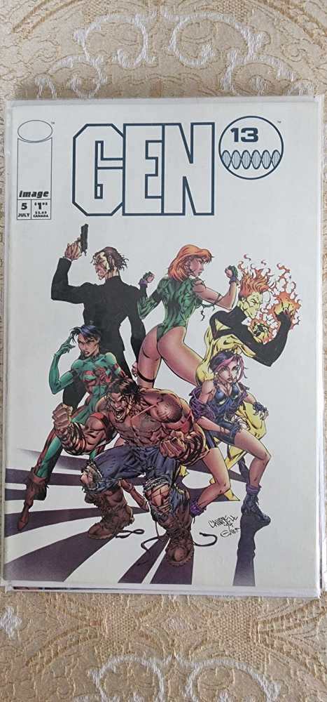 Gen 13 - Image Comics (5 - Jul 1994) comic book collectible [Barcode 709853046028] - Main Image 2