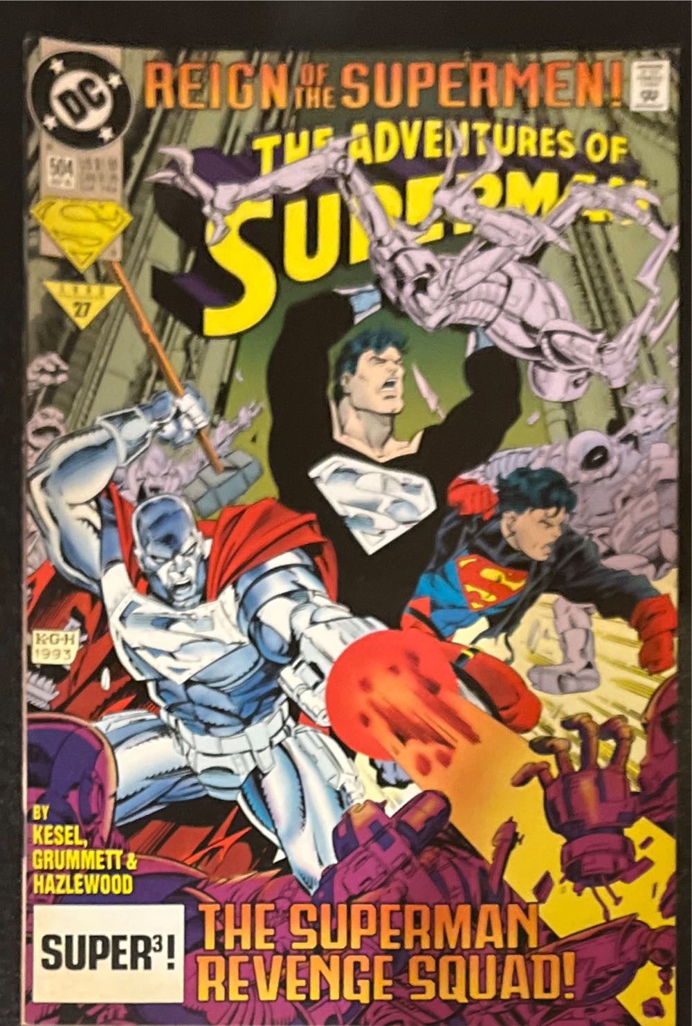 Superman: The Adventures Of - DC Comics (504 - 09/1993) comic book collectible [Barcode 070992311408] - Main Image 2