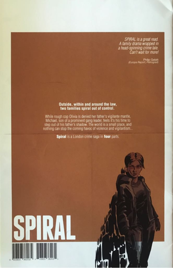 Spiral  (1 - Aug 2016) comic book collectible [Barcode 603803362032] - Main Image 2