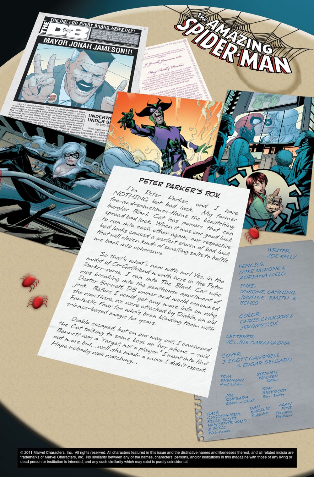 Amazing Spider-Man, The Vol. 2 - Marvel Comics (607 - Nov 2009) comic book collectible [Barcode 759606047161] - Main Image 2