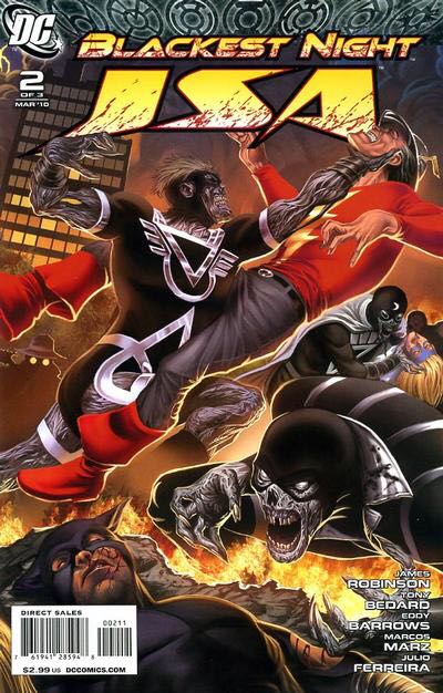 Blackest Night: JSA - DC Comics (2 - Mar 2010) comic book collectible [Barcode 08410000278200211] - Main Image 1
