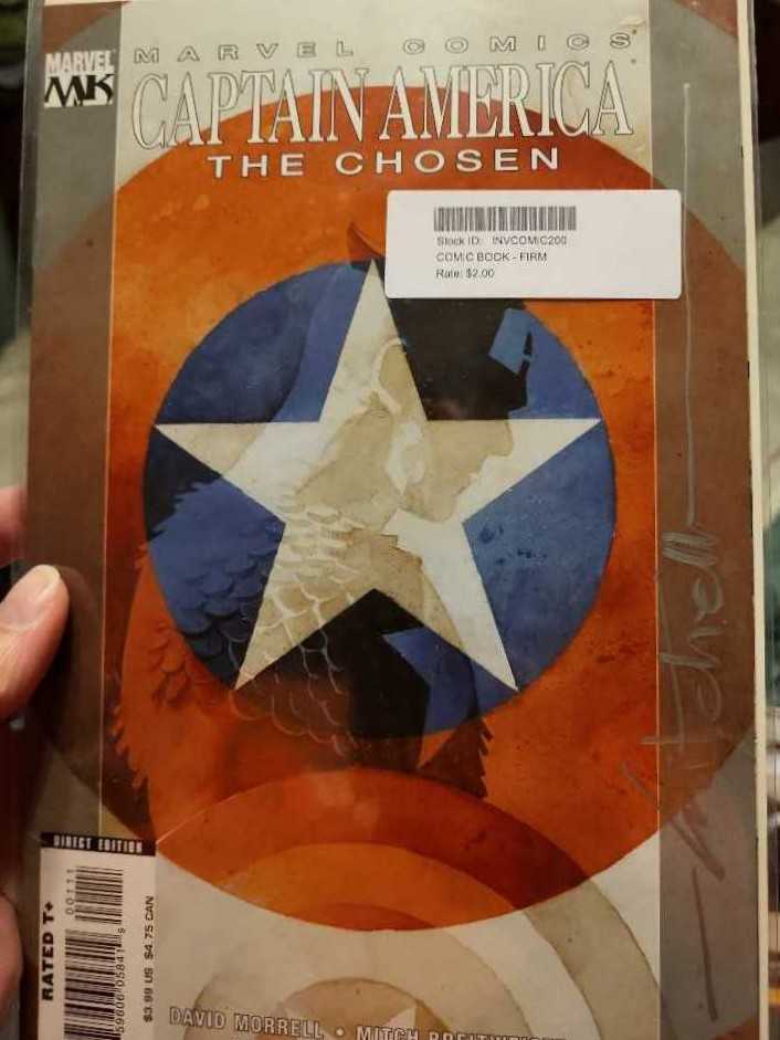 Captain America: The Chosen (2007) - Marvel Comics (1 - Nov 2007) comic book collectible [Barcode 759606058419] - Main Image 2