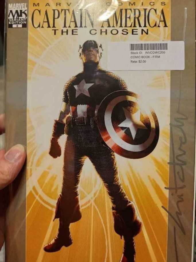 Captain America: The Chosen (2007) - Marvel Comics (2 - Nov 2007) comic book collectible [Barcode 759606058419] - Main Image 2