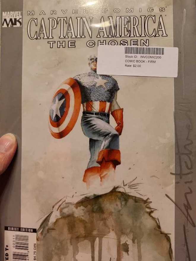 Captain America: The Chosen (2007) - Marvel Comics (3 - Dec 2007) comic book collectible [Barcode 759606058419] - Main Image 2