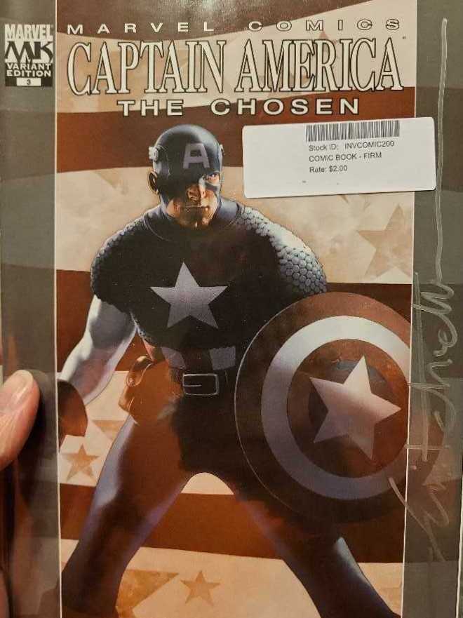 Captain America: The Chosen - Marvel Comics (3 - Dec 2007) comic book collectible [Barcode 759606058419] - Main Image 2