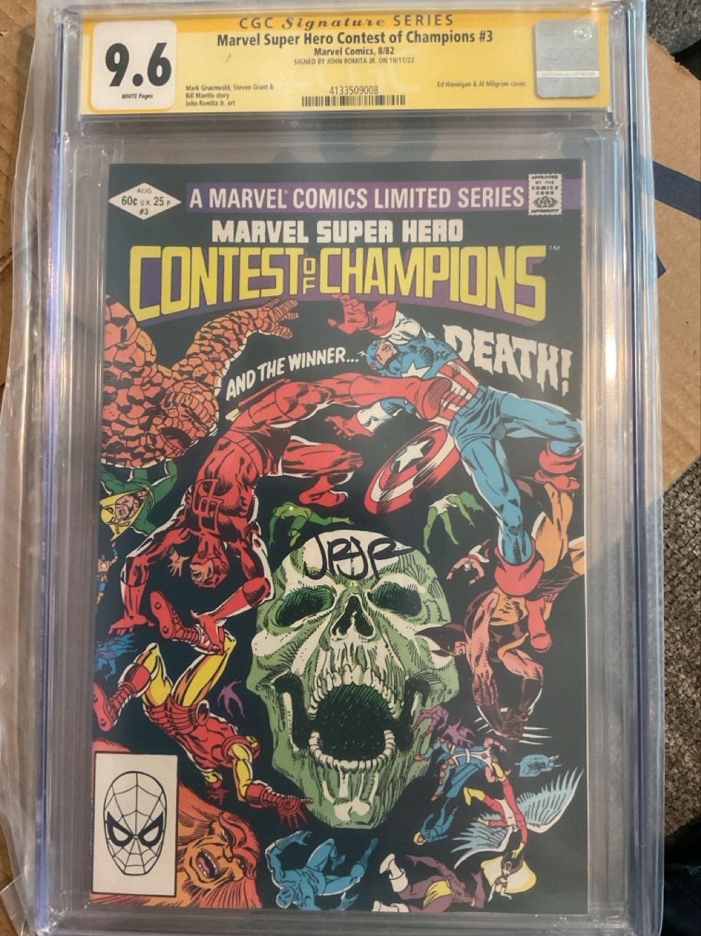 Marvel Super Hero Contest Of Champions - Marvel Comic Group (3 - Aug 1982) comic book collectible [Barcode 0714860215908] - Main Image 2