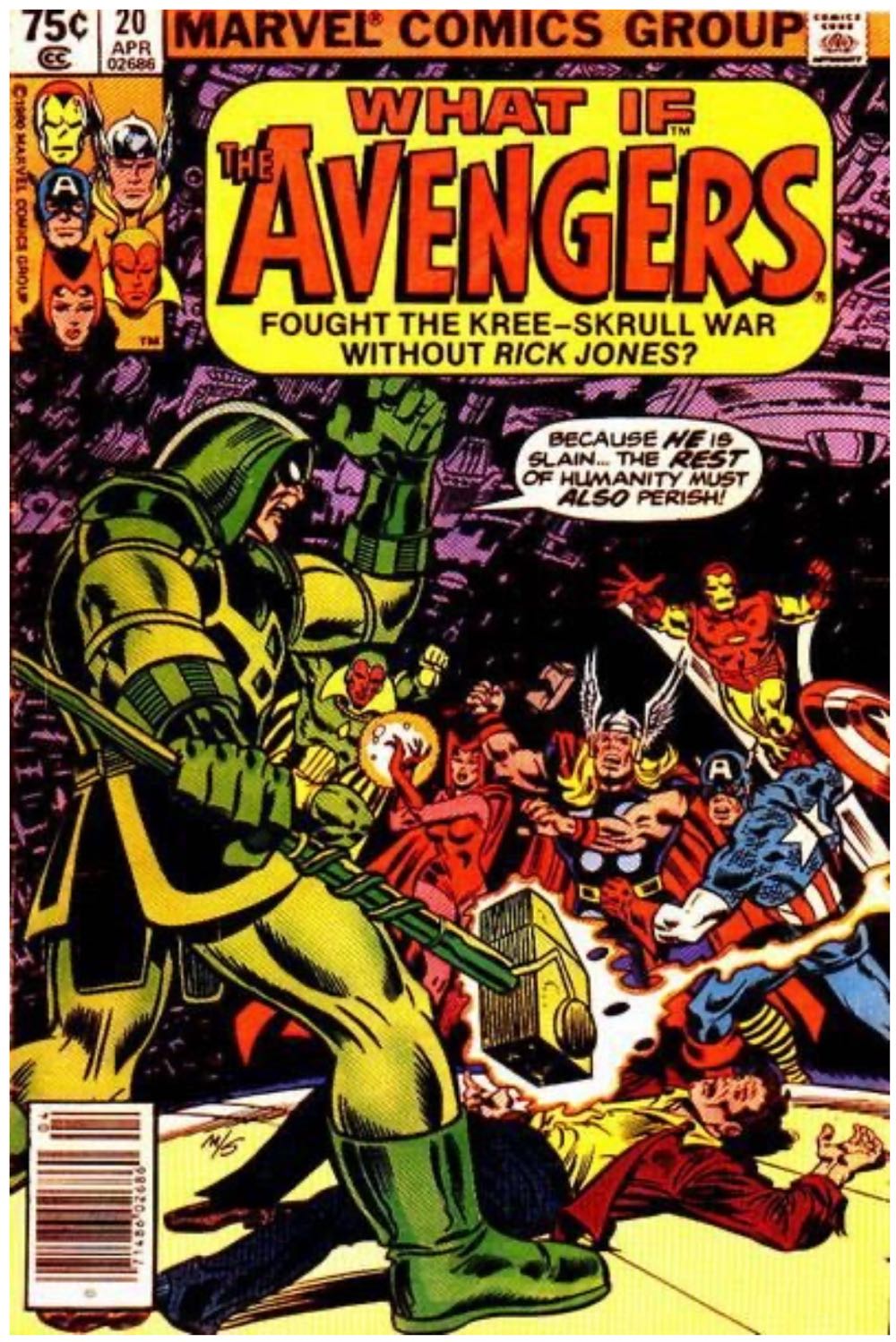 What If...? (Vol 1) - Marvel Comics Group (20 - Apr 1980) comic book collectible [Barcode 071486026860] - Main Image 2