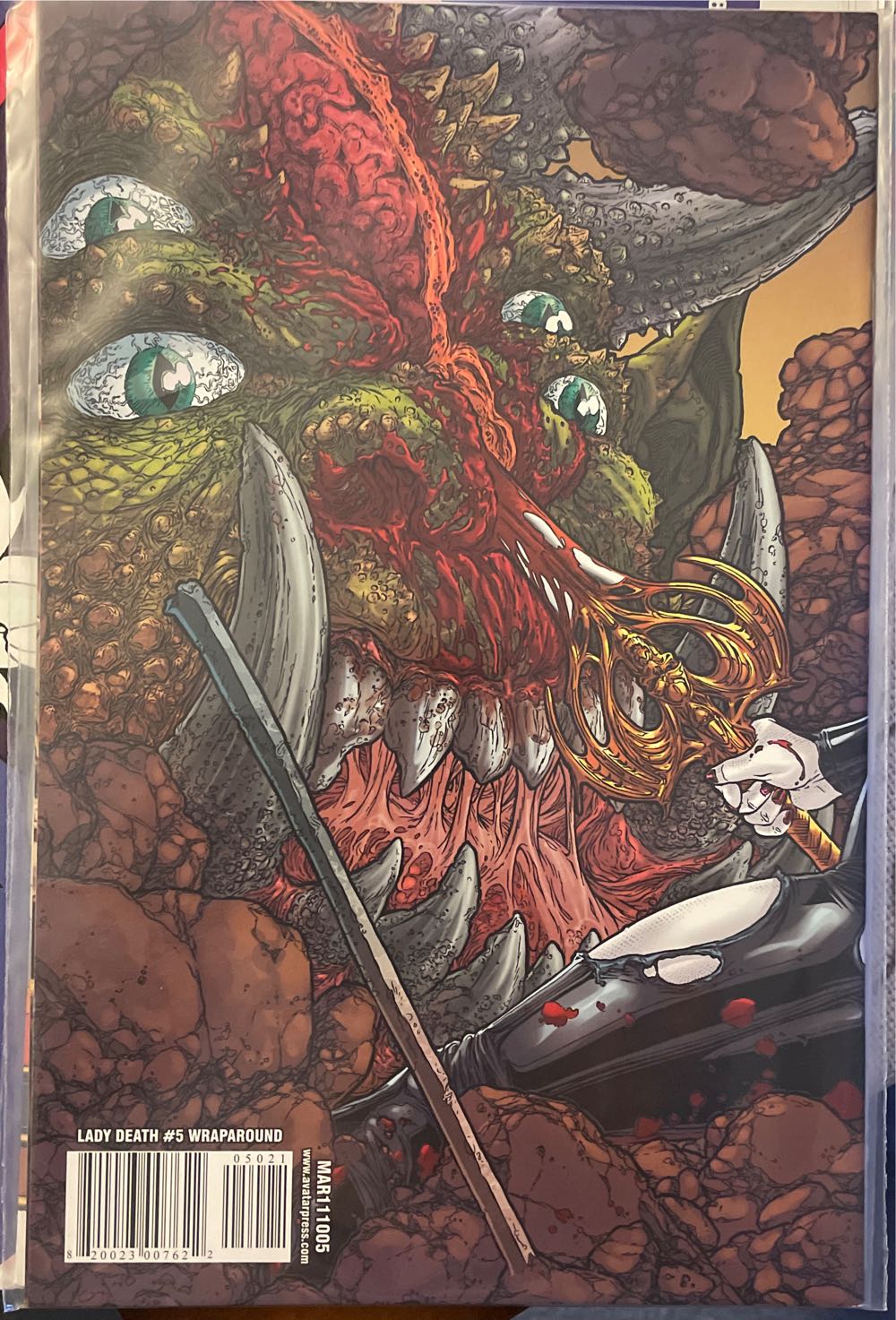 Lady Death: Boundless - Boundless (5 - Mar 2011) comic book collectible [Barcode 820023007622] - Main Image 2