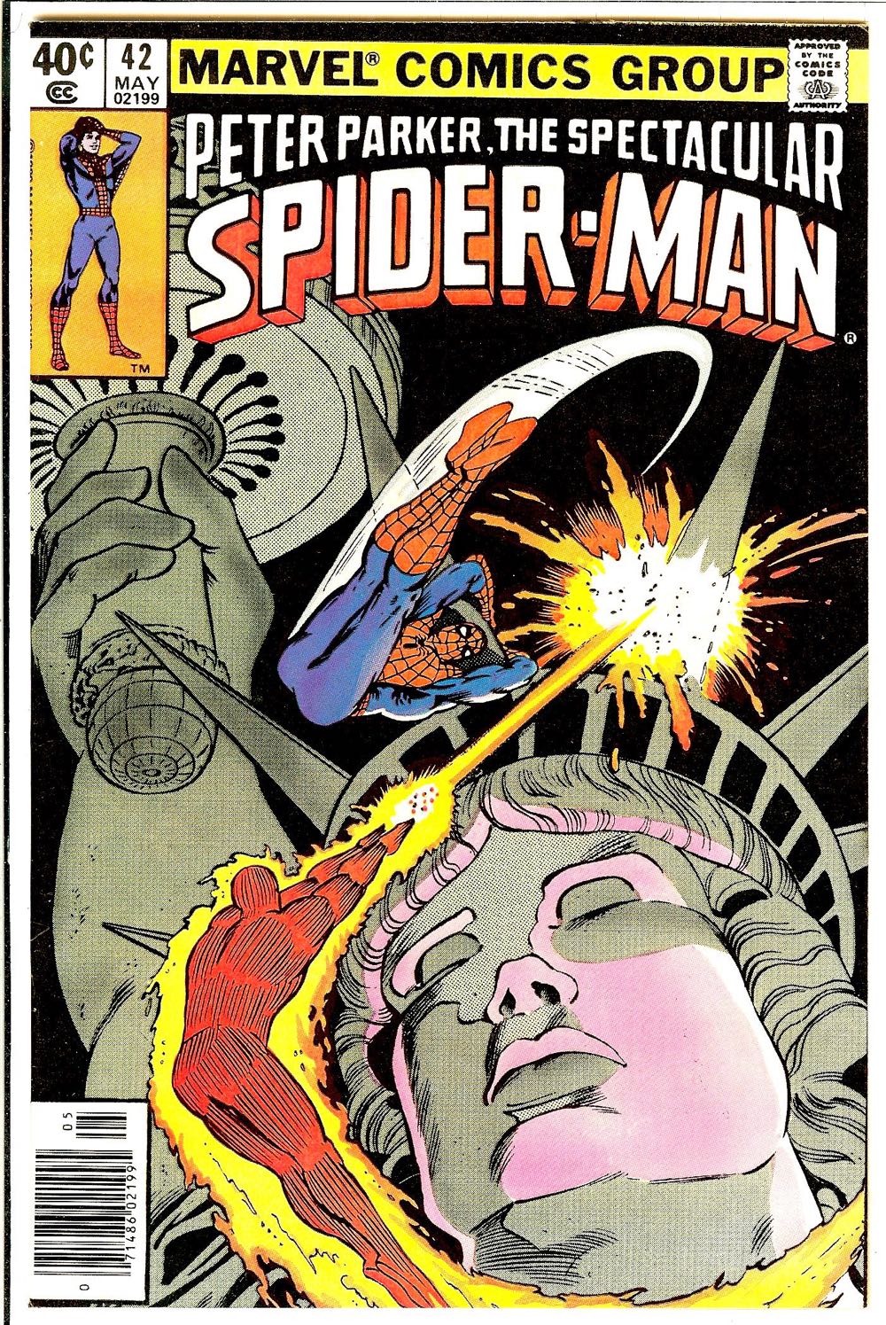 Spectacular Spider-Man, The - Marvel Comics Group (42) comic book collectible [Barcode 82274456] - Main Image 2