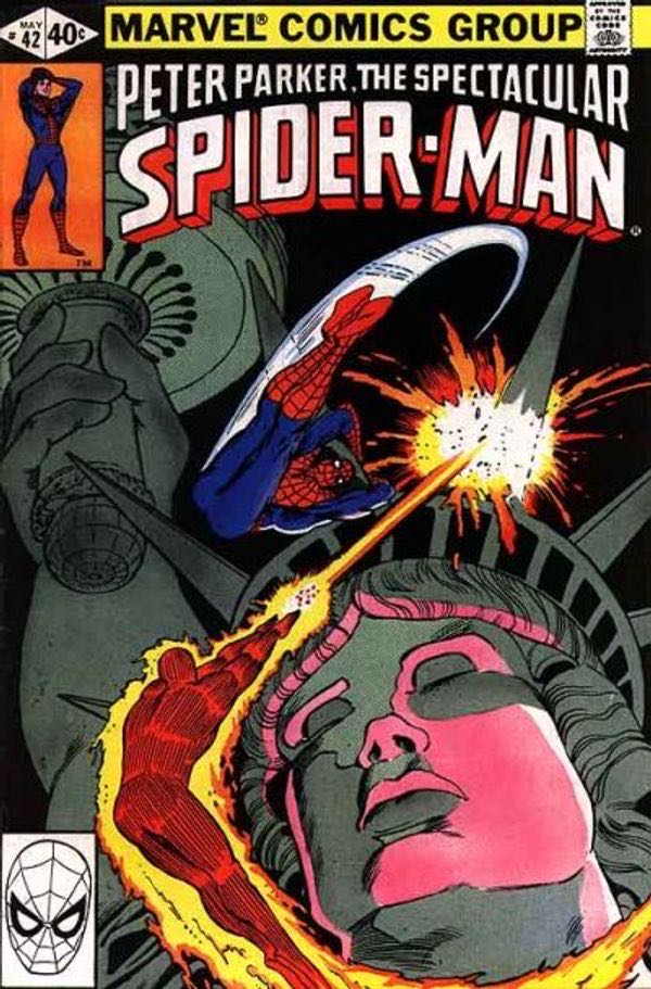 Spectacular Spider-Man, The - Marvel Comics Group (42) comic book collectible [Barcode 82274456] - Main Image 3