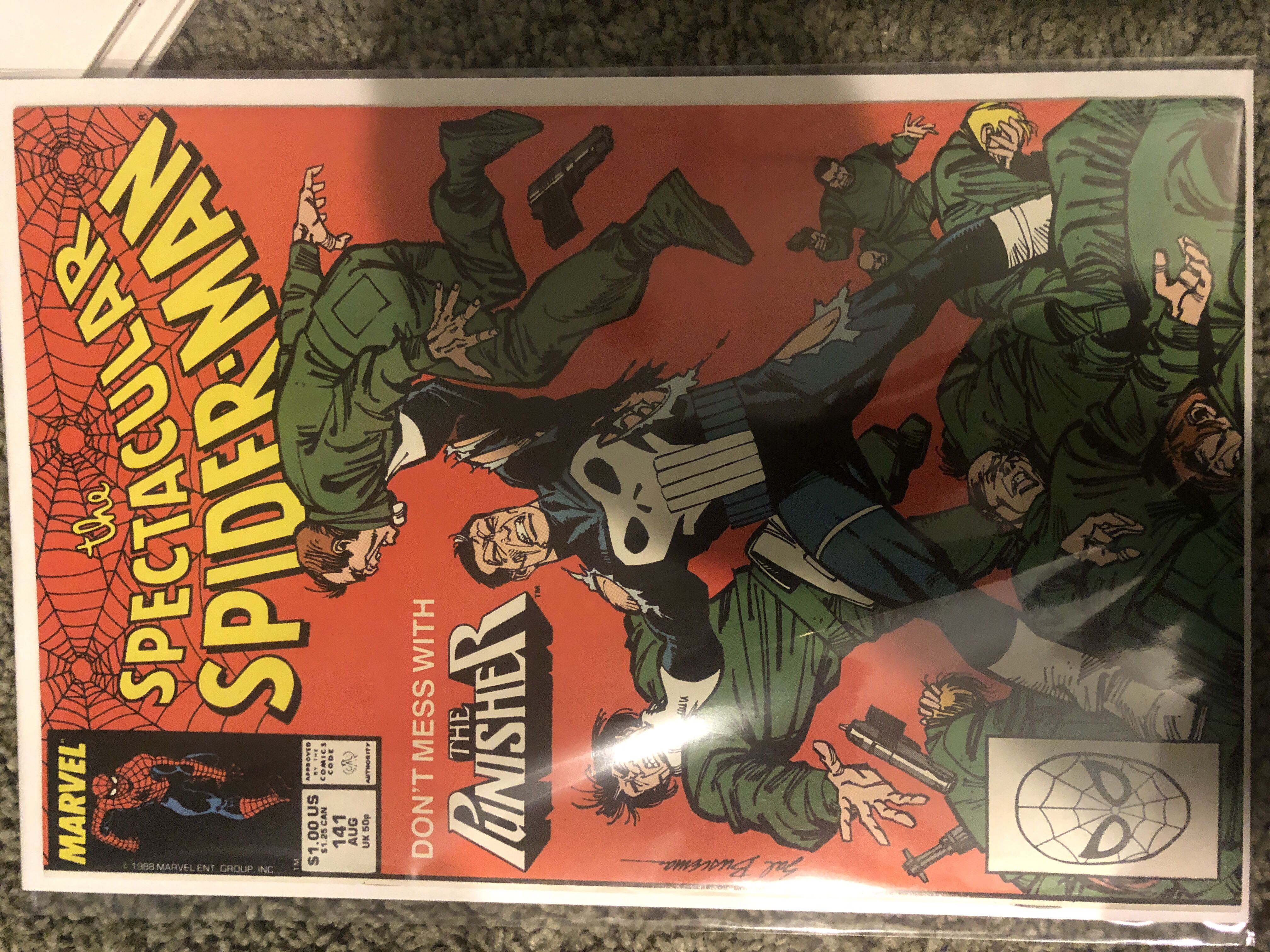 Spectacular Spider-Man - Marvel Comics Group (141 - Aug 1988) comic book collectible [Barcode 852221741444515] - Main Image 2