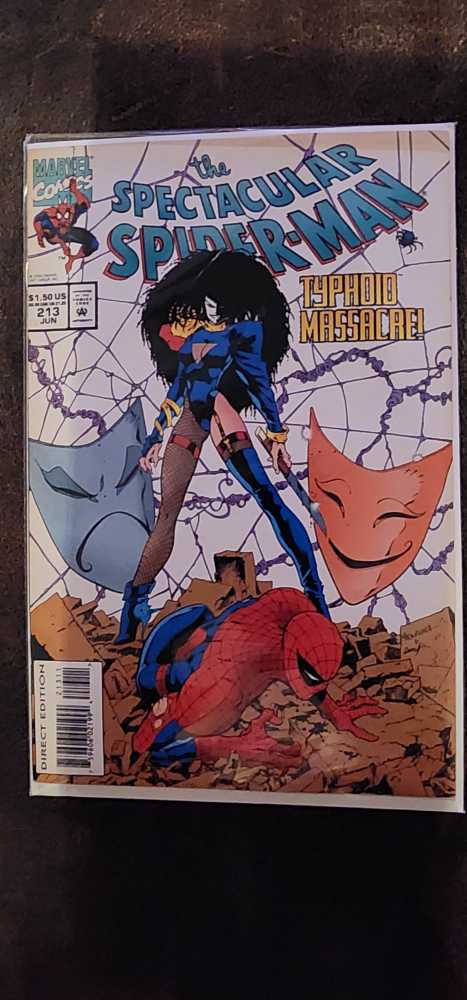 Spiderman (The Spectacular) - Marvel (213 - Jun 1994) comic book collectible [Barcode 759606021994] - Main Image 3