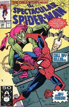 Spectacular Spider-Man (Vol. 1) - Marvel Comics (180 - Sep 1991) comic book collectible [Barcode 071486021995] - Main Image 1