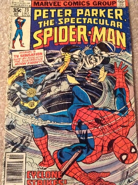 Peter Parker, The Spectacular Spider-Man - Marvel (23 - Sep 1978) comic book collectible [Barcode 071486021995] - Main Image 1